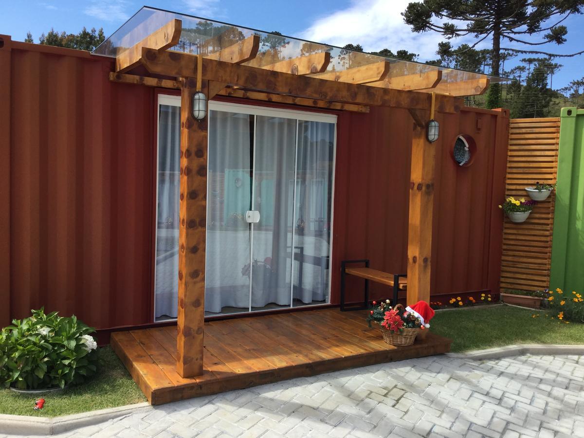 Villa Dos Ventos Hospedagem Container Бон-Жардін-да-Серра Екстер'єр фото
